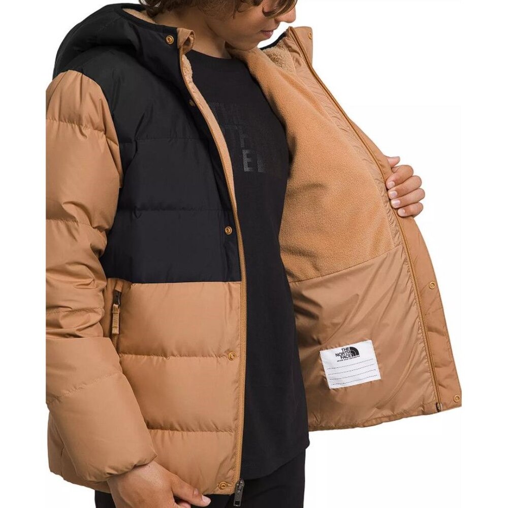THE NORTH FACE Big Boys North Down Fleece Lined Parka Size XL - Picture 3 of 8
